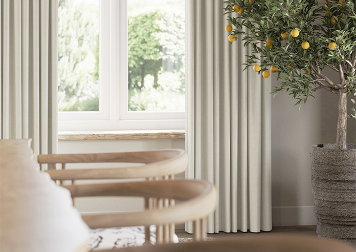 William Morris At Home Lodden Embroidery, Chalk - Made to Measure Curtains - Image 5